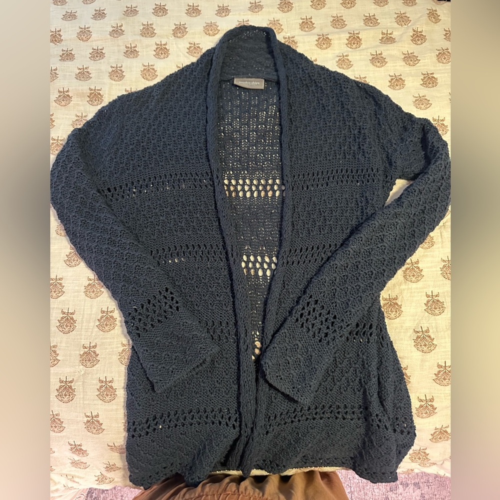 Wooden Ship Navy Cardigan S/M